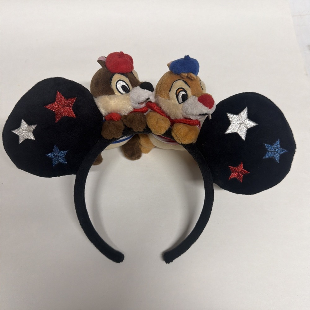 Chip And Dale Beret Ears Paris Disney Parks